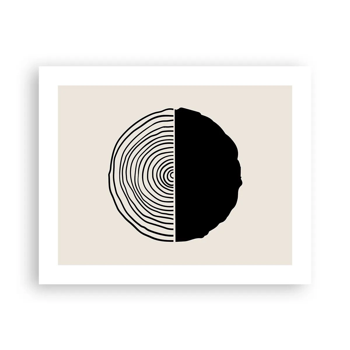 Plagát - Pol na pol - 50x40 cm