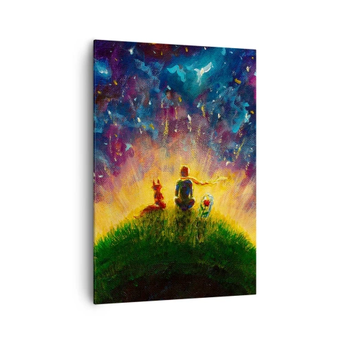 Obraz na plátne - Láska a priateľstvo - celý svet - 70x100 cm