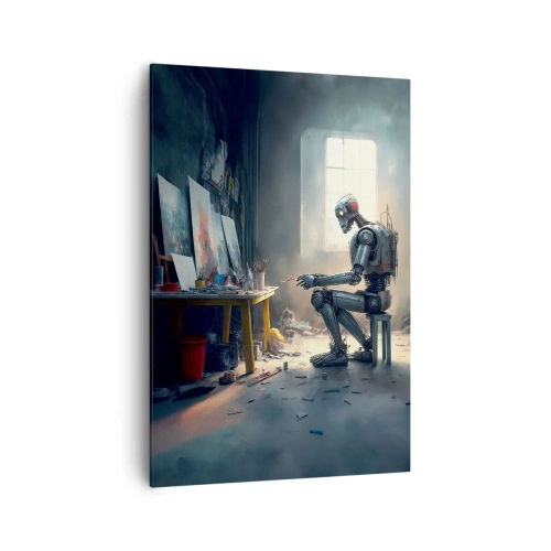 Obraz na plátne - Akt stvorenia - 70x100 cm