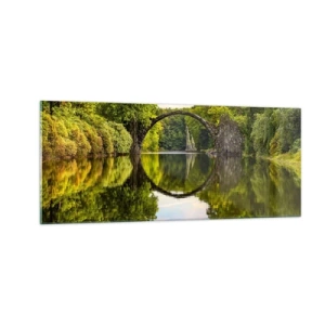 Obraz na skle - Na rozhraní dvoch svetov - 100x40 cm