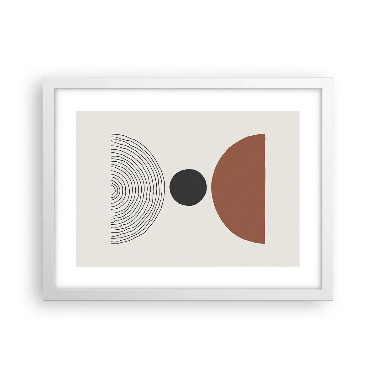 Plagát v bielom ráme - V centre pozornosti - 40x30 cm