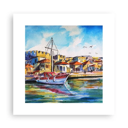 Plagát - Dúhové popoludnie - 30x30 cm