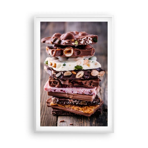 Plagát v bielom ráme - Rozkošná perspektíva - 61x91 cm