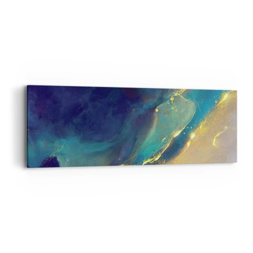 Obraz na plátne - Zlatý močiar - 90x30 cm