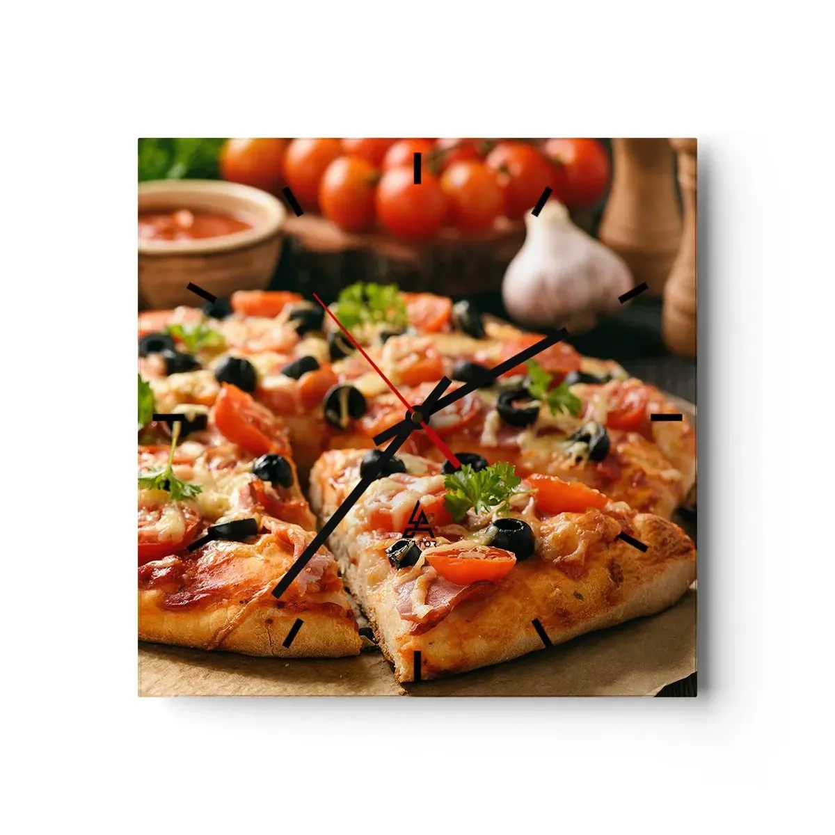 Nástenné hodiny - Opäť si mal šťastie - 40x40 cm