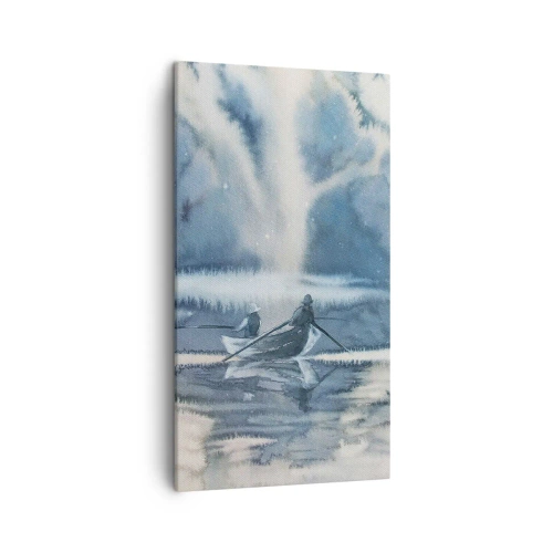 Obraz na plátne - Rybári vo svojom raji - 45x80 cm