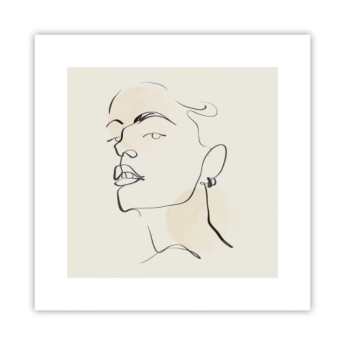 Plagát - Hrdý pohľad - 30x30 cm