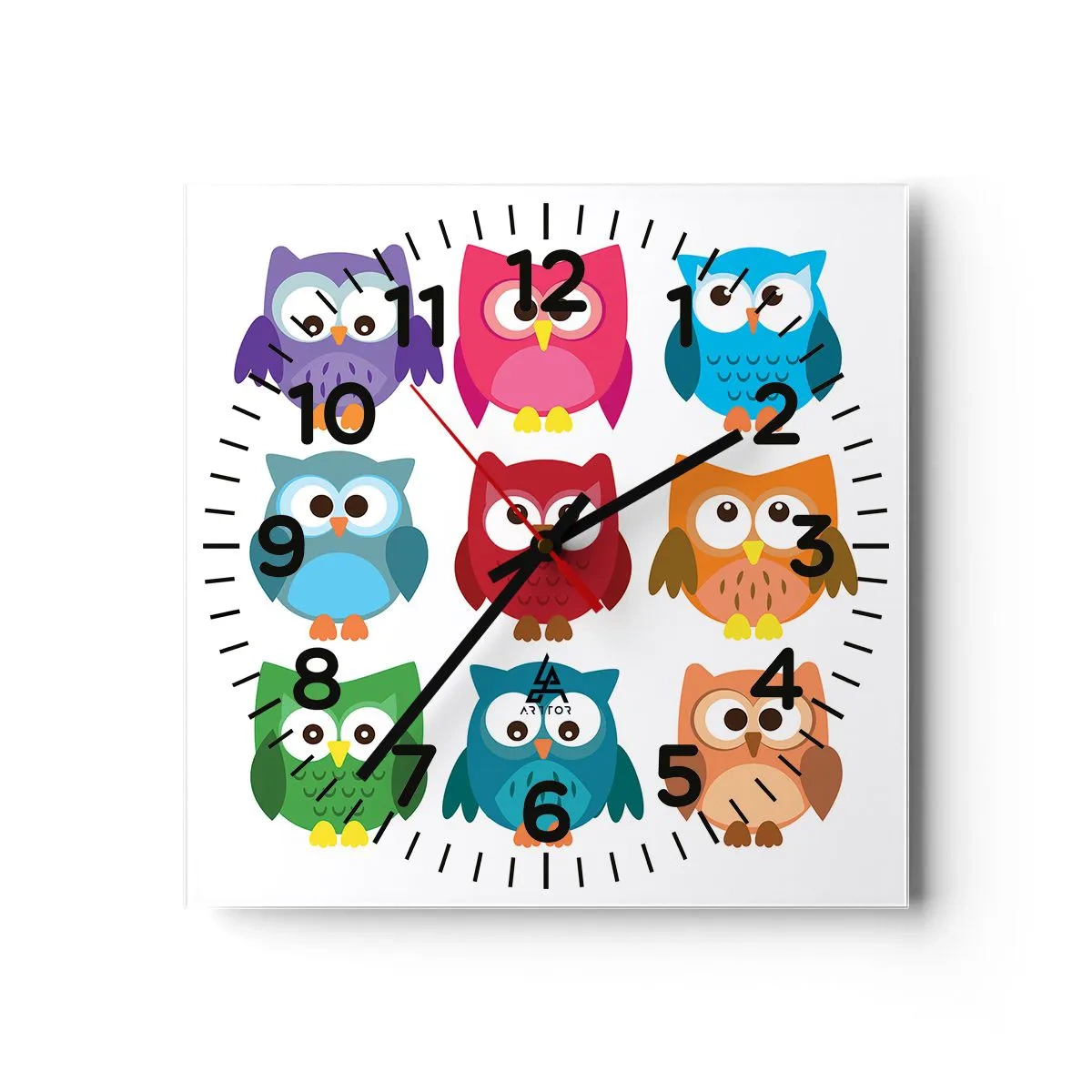 Nástenné hodiny - Je zábavné byť iným - 40x40 cm