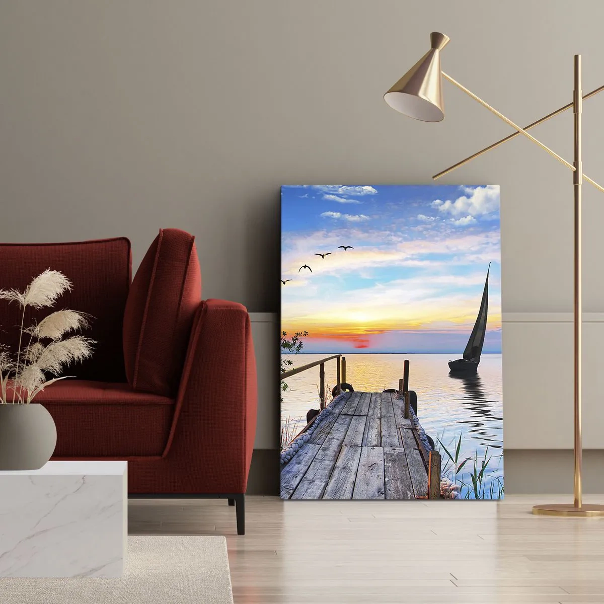 Obraz na plátne - Dobrý večer - 50x70 cm