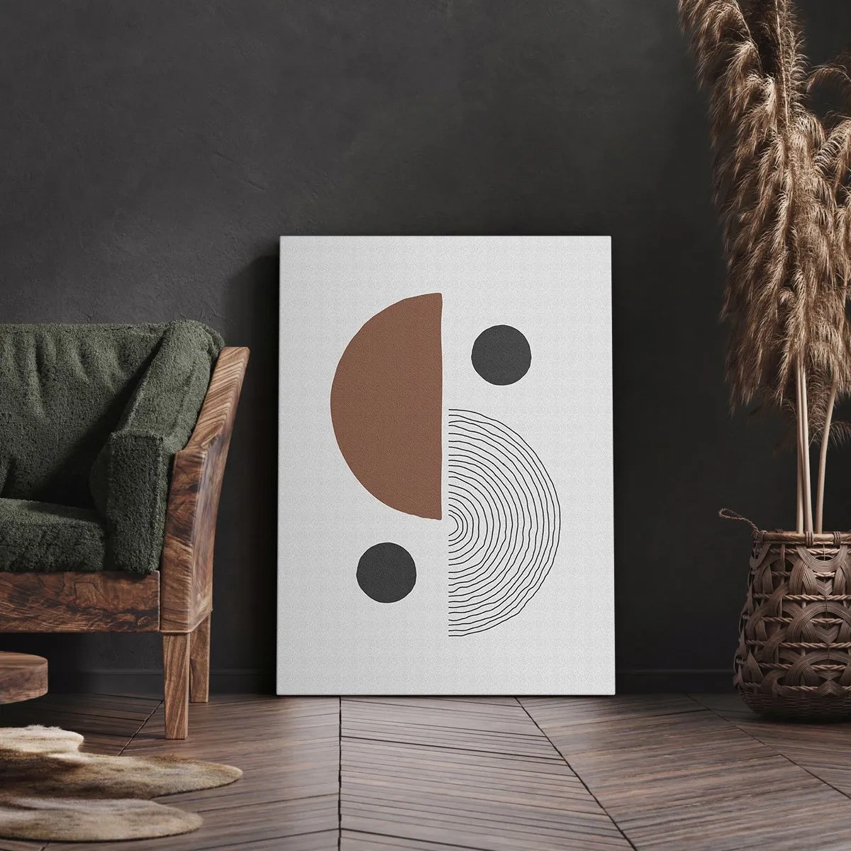 Obraz na plátne - Dokonalosť kruhu - 65x120 cm