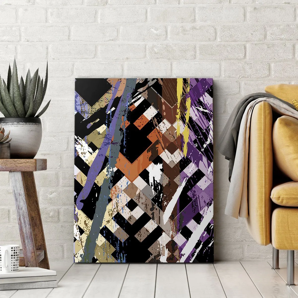 Obraz na plátne - Umocnené na druhú - 50x70 cm