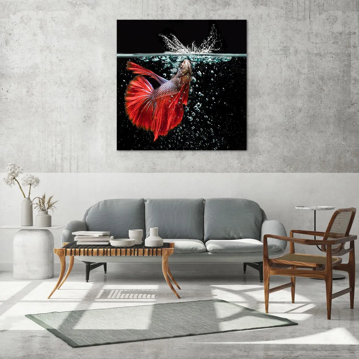 Obraz na skle - Máš tri priania - 40x40 cm