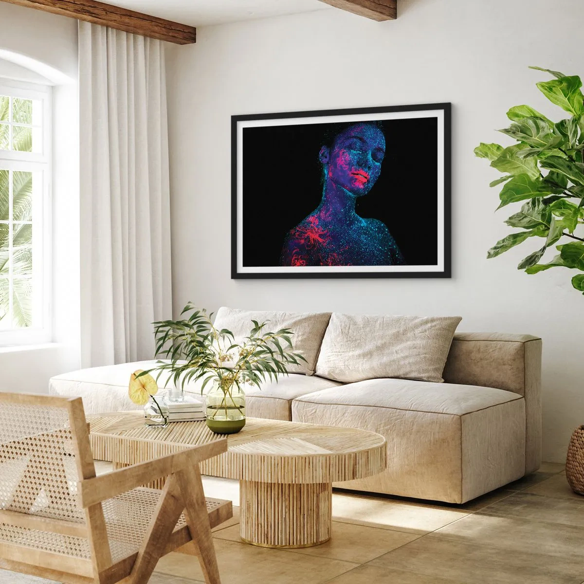 Plagát v čiernom ráme - V hviezdnom prachu - 70x50 cm