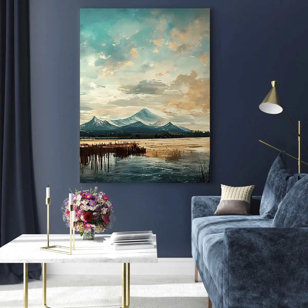 Obraz na skle - Pod ochranou neba - 70x100 cm