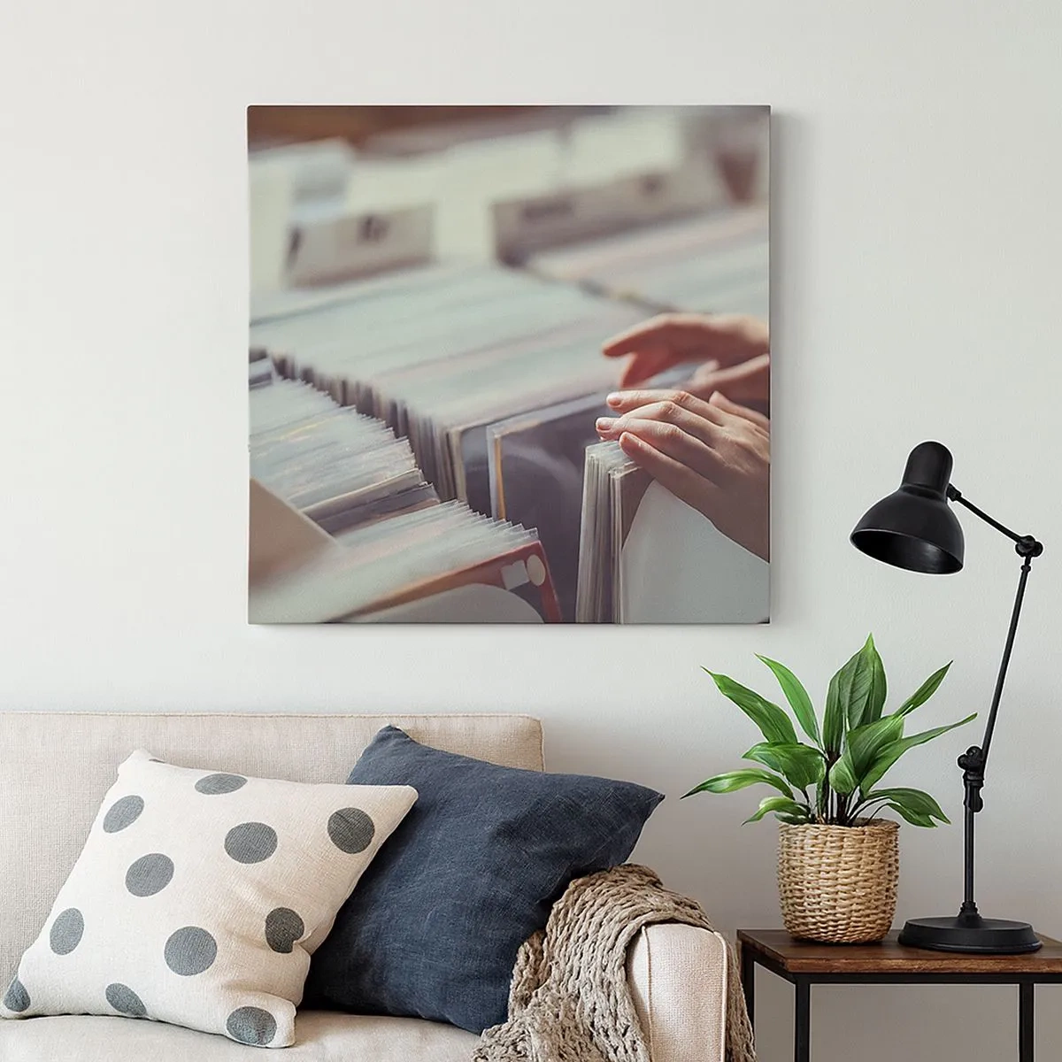 Obraz na plátne - Hľadanie emócií - 30x30 cm