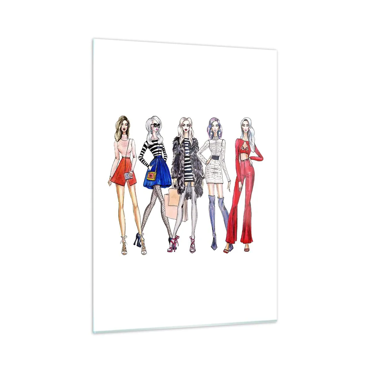 Obraz na skle - Every week Fashion Week - 50x70 cm