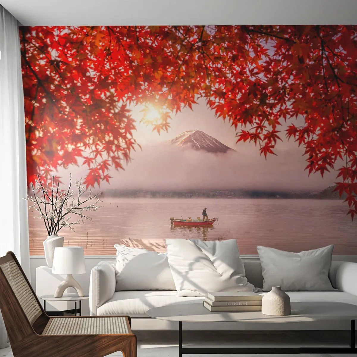 Fototapeta Standard Eco - V japonskom štýle - Krajina, Jazero, Japonsko - 400x280 cm