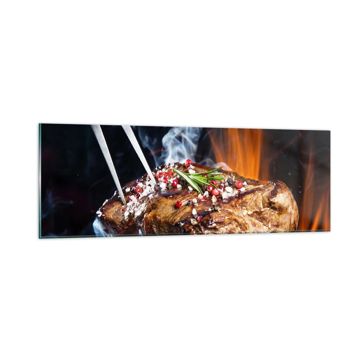 Obraz na skle - Šťavnaté a voňavé - 90x30 cm