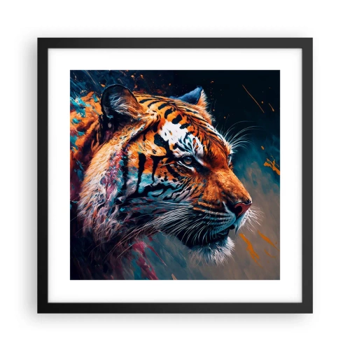 Plagát v čiernom ráme - Divoká krása - 40x40 cm