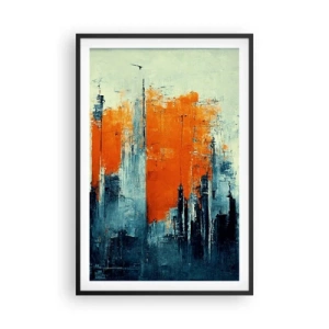 Plagát v čiernom ráme - Moderná krajina - 61x91 cm