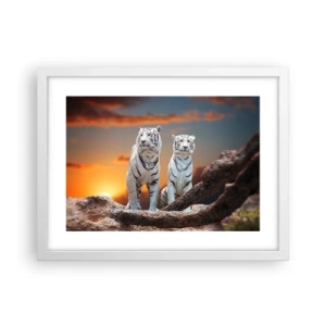 Plagát v bielom ráme - Úplne ako v Narnii - 40x30 cm