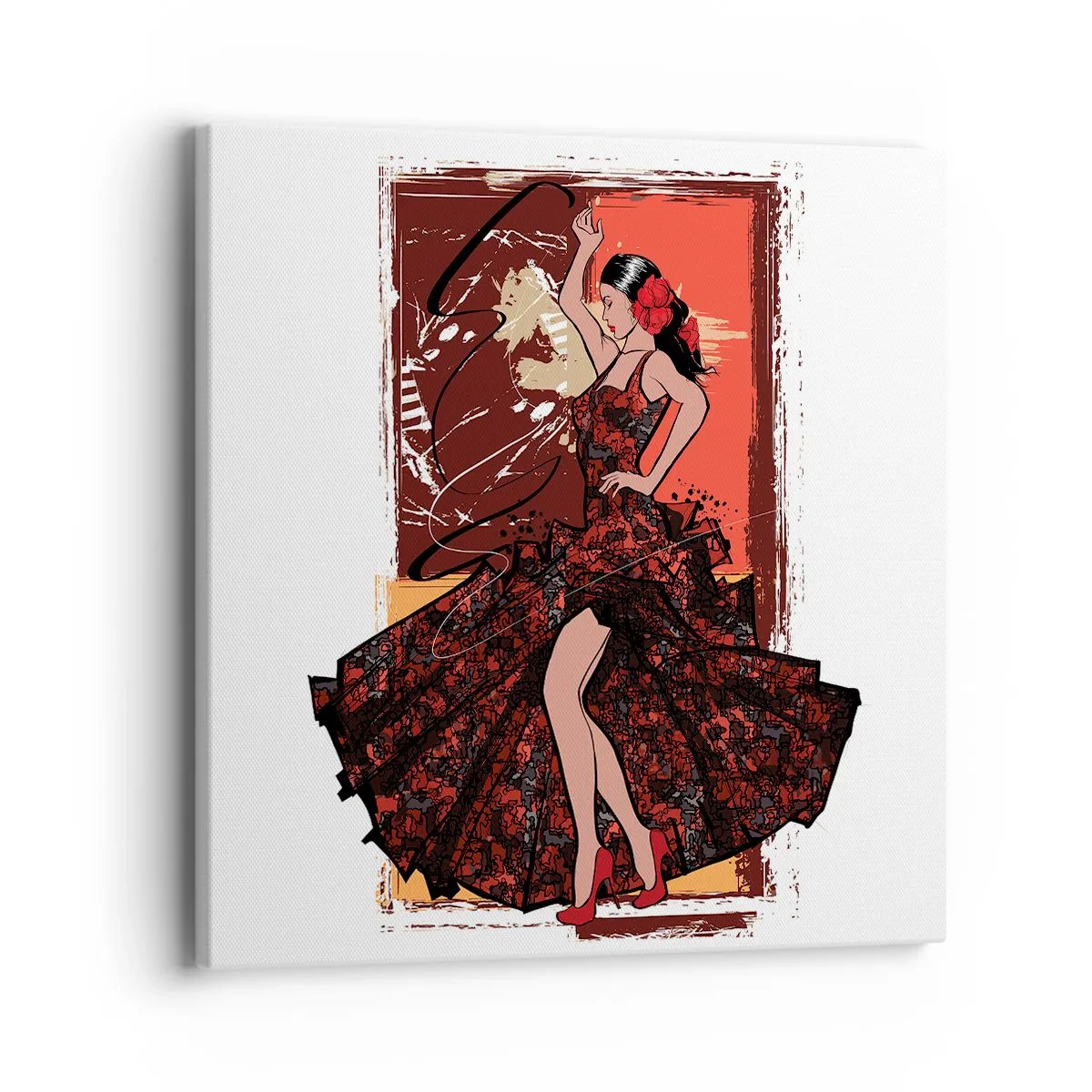 Obraz na plátne - V rytme srdca - 40x40 cm