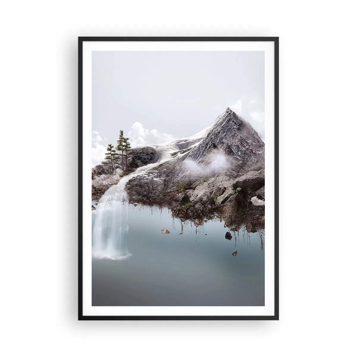 Plagát v čiernom ráme - Pohľad surrealistu - 70x100 cm