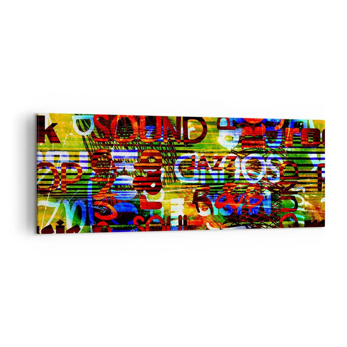 Obraz na plátne - Všetky farby tónu - 140x50 cm