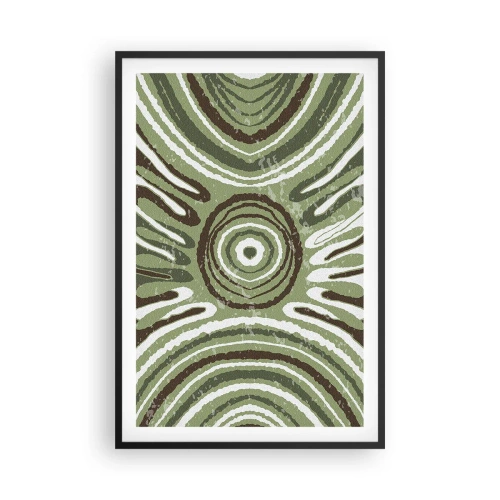 Plagát v čiernom ráme - Explózia emócií - 61x91 cm