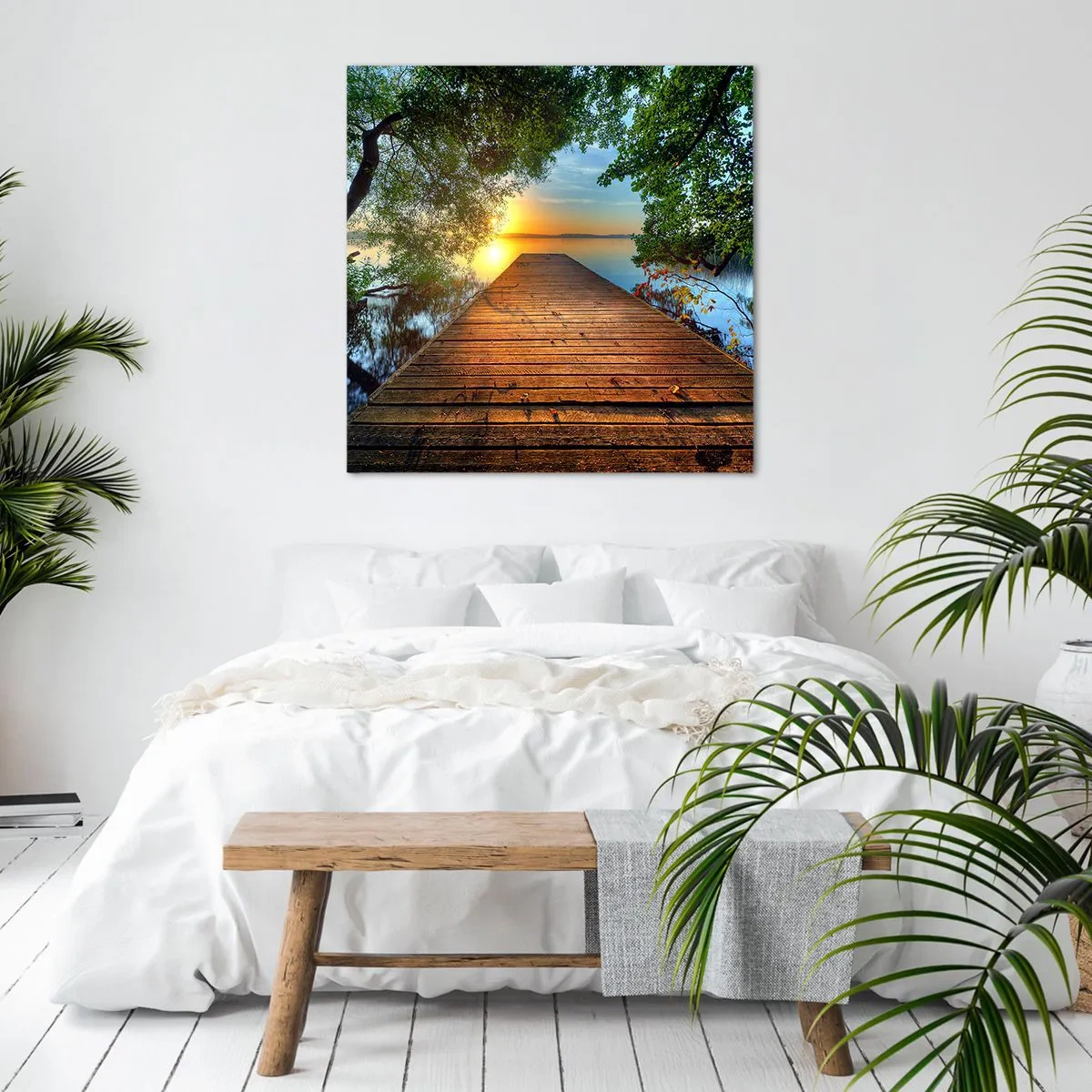 Obraz na plátne - Neponáhľaj sa, posaď sa - 60x60 cm