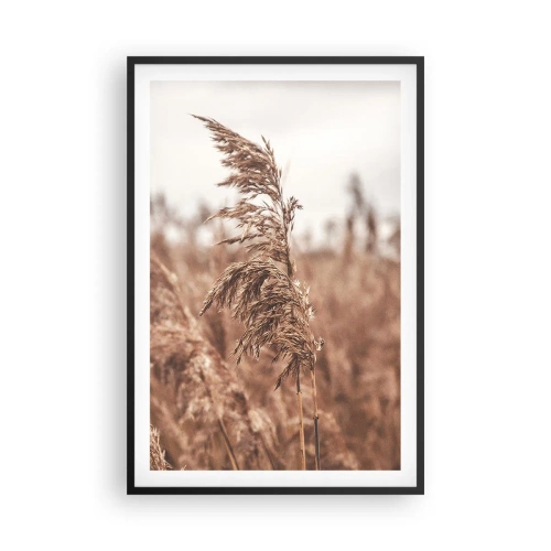 Plagát v čiernom ráme - Na poliach už je jeseň - 61x91 cm