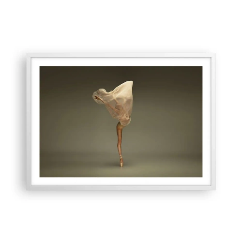 Plagát v bielom ráme - Hneď poletí - 70x50 cm