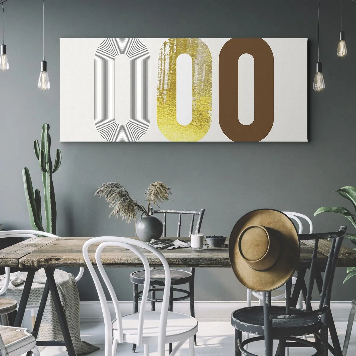 Obraz na plátne - Ooo! - 140x50 cm