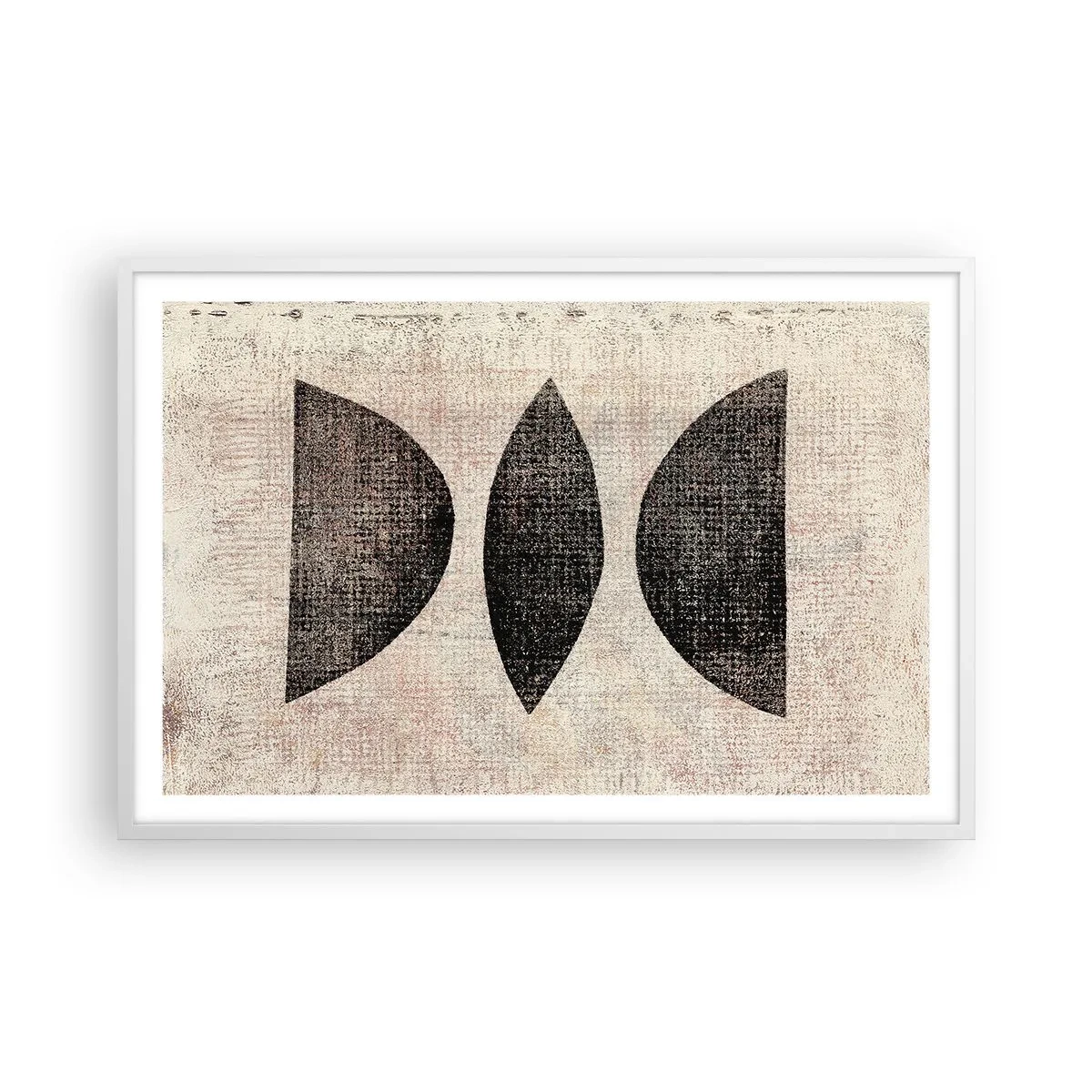 Plagát v bielom ráme - Etnická abstrakcia - 91x61 cm