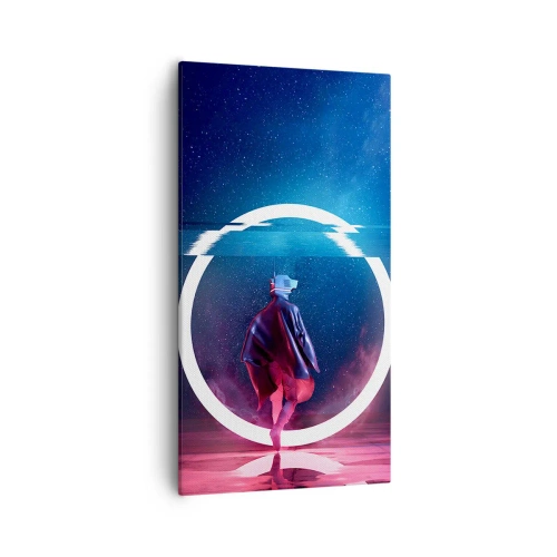 Obraz na plátne - Medzi svetmi - 55x100 cm