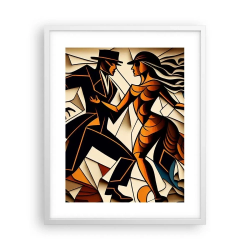 Plagát v bielom ráme - Tanec vrelosti a vášne - 40x50 cm