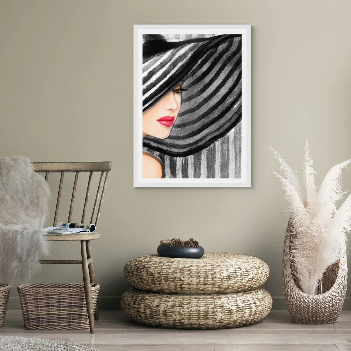 Plagát v bielom ráme - Kde ťa hľadať? - 50x70 cm