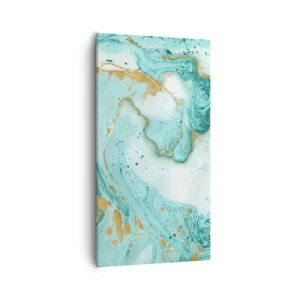 Obraz na plátne - Pod veľkou vlnou z epochy Edo - 55x100 cm