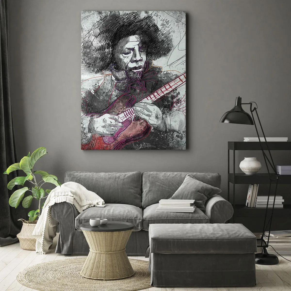 Obraz na plátne - Na vlnách hudby - 50x70 cm