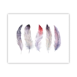 Plagát - Jemné ako rôznofarebná hmla - 50x40 cm