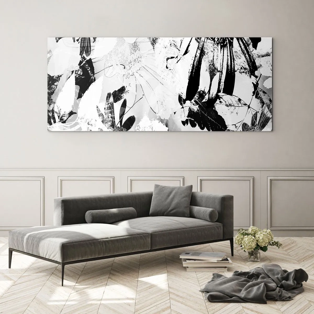 Obraz na skle - Jeseň v negatíve - 100x40 cm
