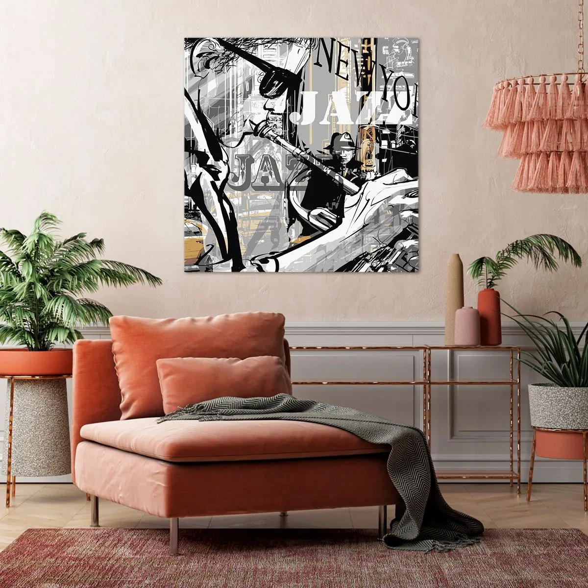 Obraz na plátne - V rytme New Yorku - 70x70 cm