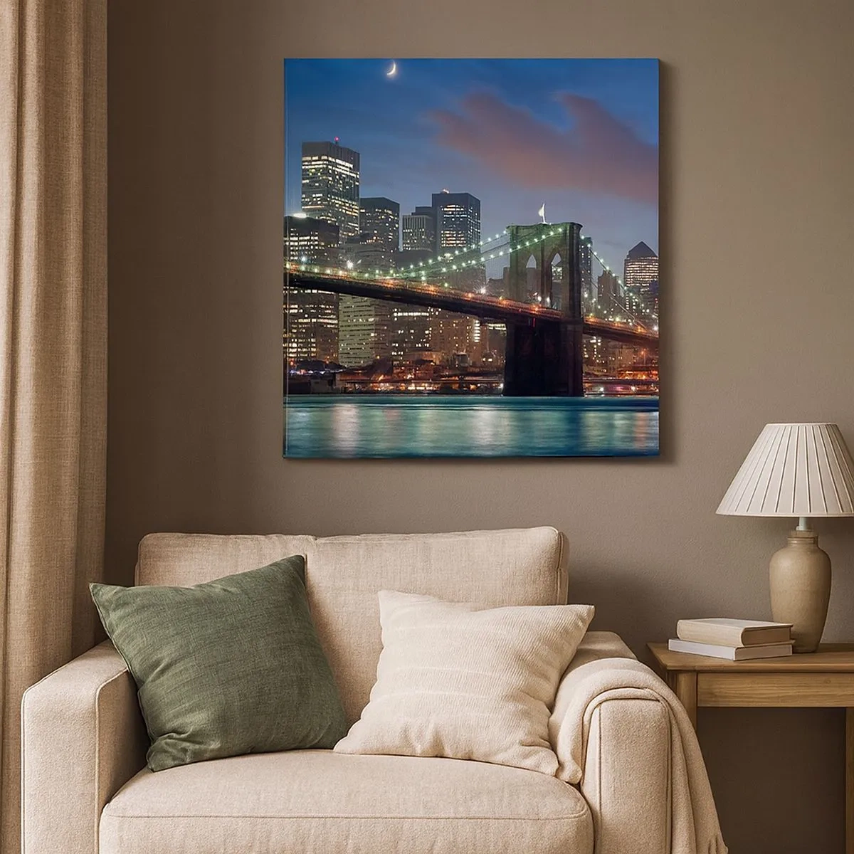 Obraz na plátne - Rozjarená noc - 30x30 cm