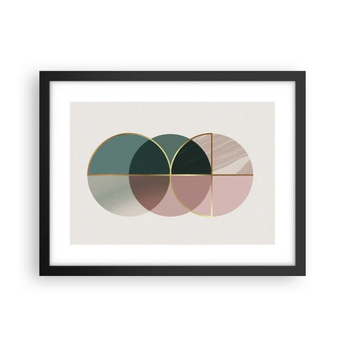 Plagát v čiernom ráme - Kolesá… - 40x30 cm