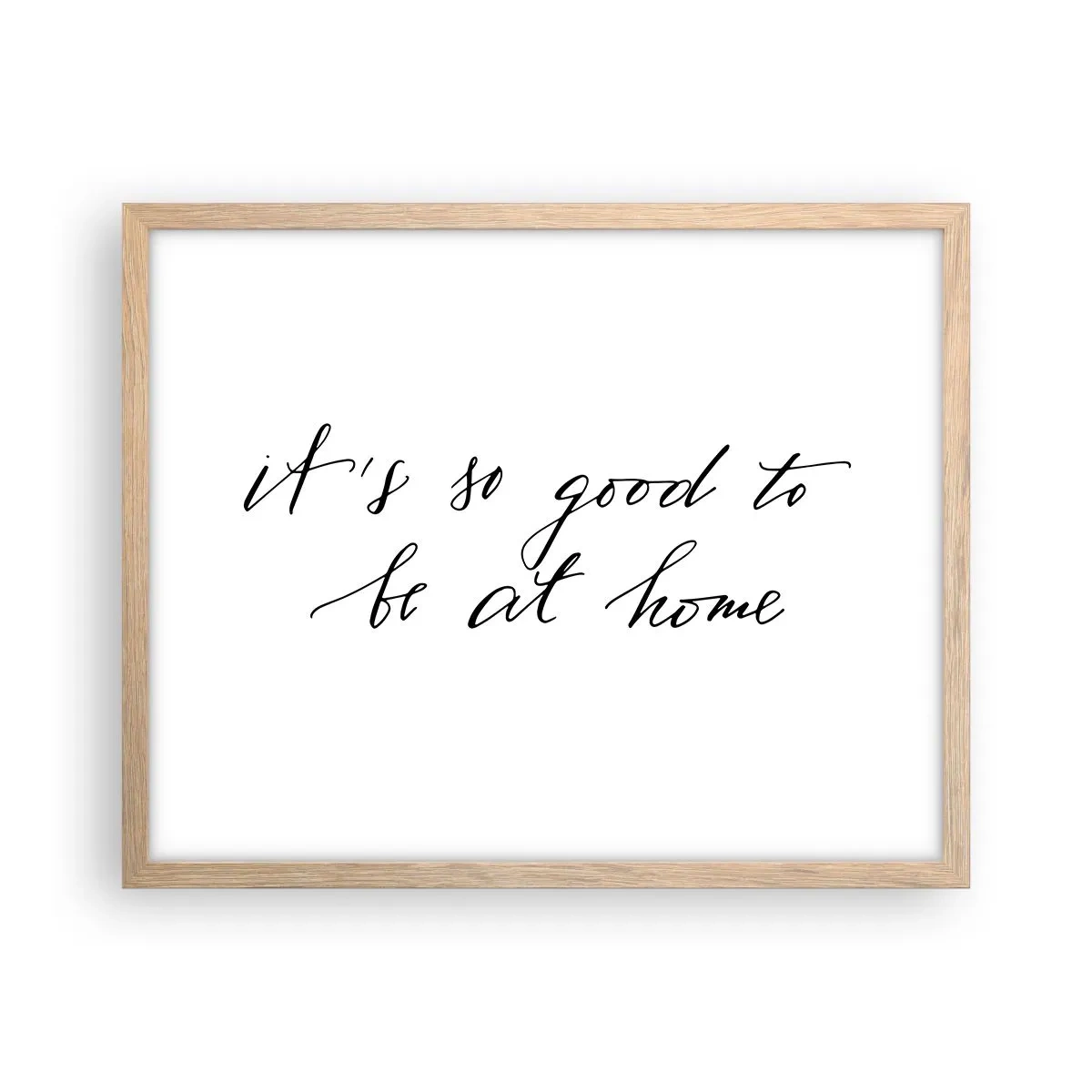 Plagát v ráme zo svetlého duba - Celá pravda - 50x40 cm