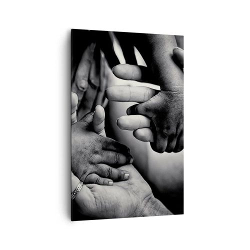 Obraz na plátne - Byť človekom - 80x120 cm
