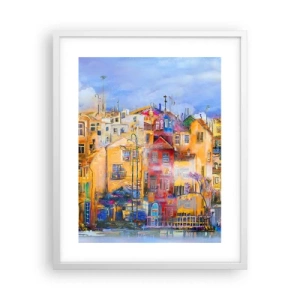 Plagát v bielom ráme - Sme spolu - 40x50 cm