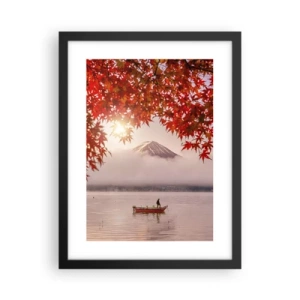 Plagát v čiernom ráme - V japonskom štýle - 30x40 cm