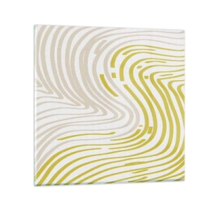 Obraz na skle - Kompozícia s miernym ohybom - 30x30 cm