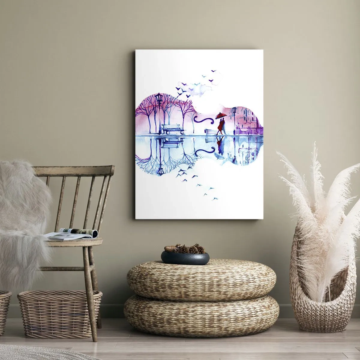Obraz na plátne - Prinesiem vám dažďové piesne - 50x70 cm